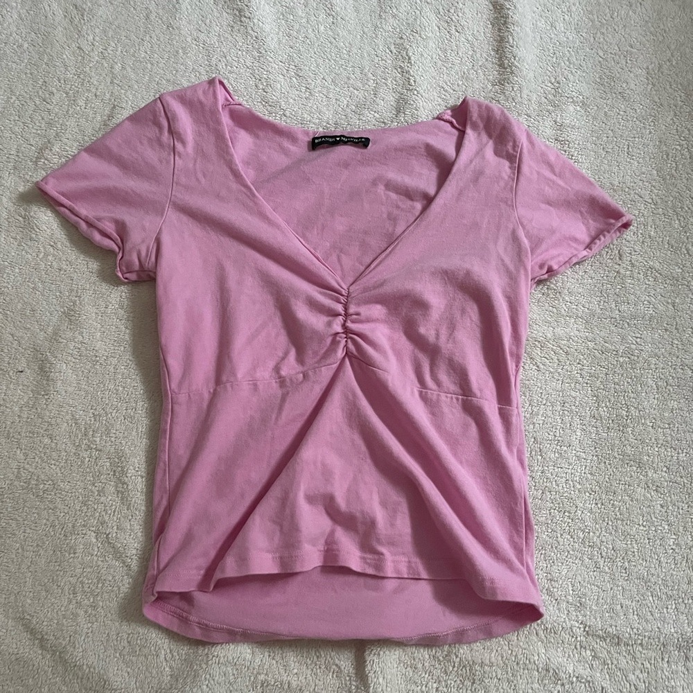 pink brandy melville top